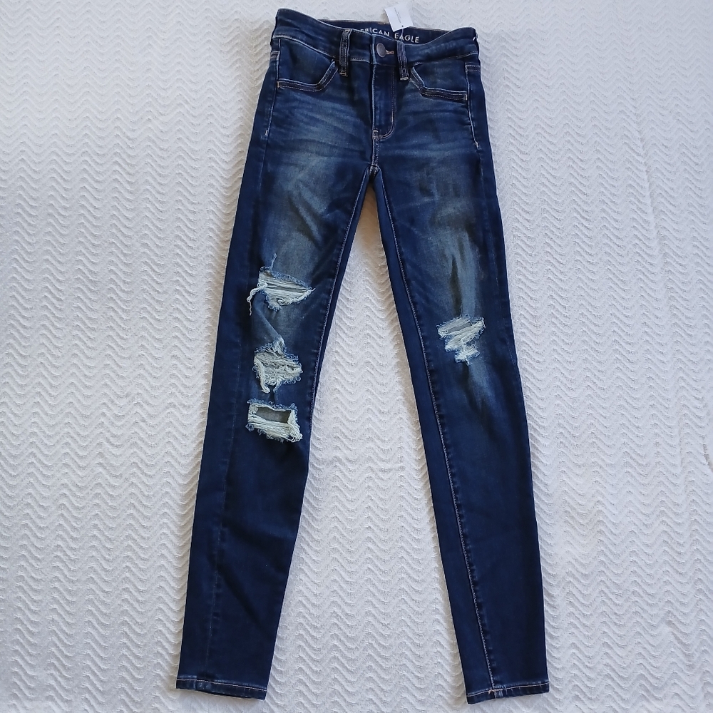 aeo ♡ jegging 00 next level stretch american eagle 1534